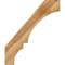 Ekena Millwork 6"W x 34"D x 40"H Balboa Rough Sawn Knee Brace, Western Red Cedar BRC06X34X40BOA00RWR - alternate 2